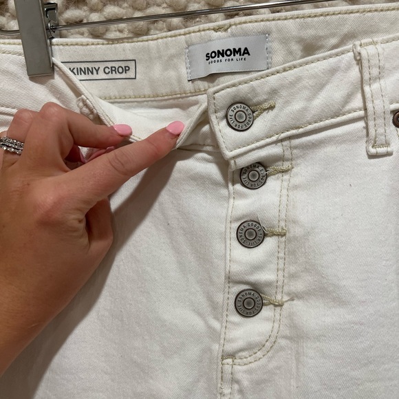 Sonoma Button Skinny Crop - Picture 3 of 4